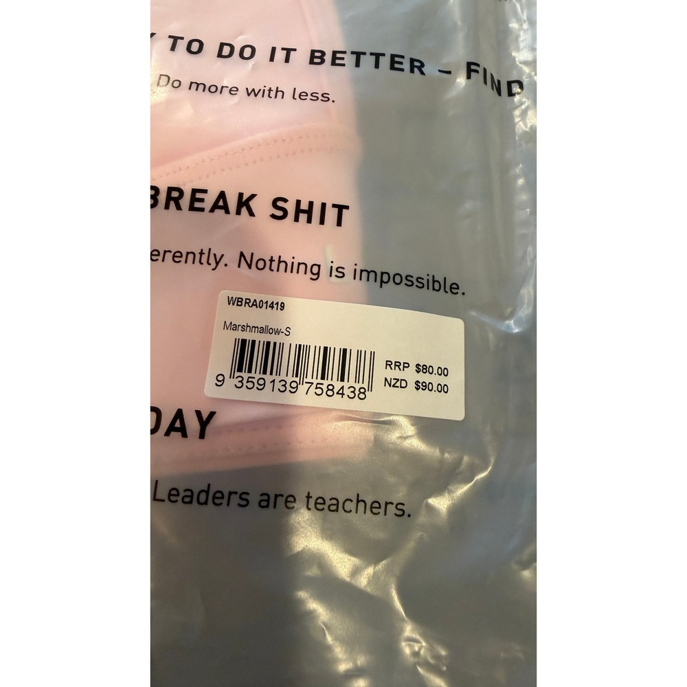 LSKD Stamina Sports Bra Marshmallow Pink Women's Small NEW NWT - Picture 5 of 16